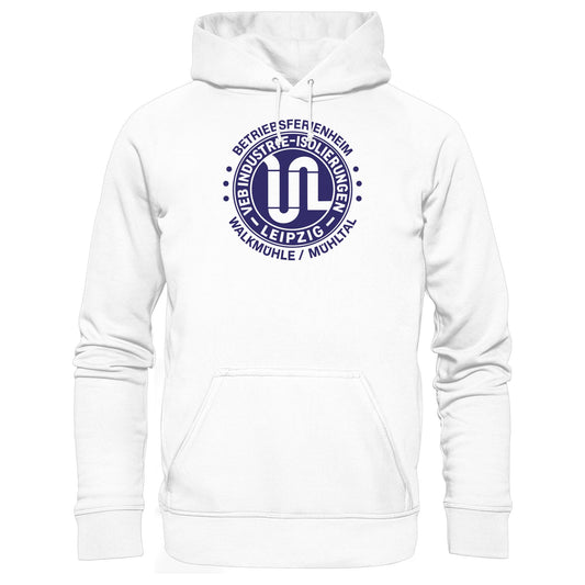 DDR Ostalgie Kapuze / Hoodie Unisex • VEB INDUSTRIE-ISOLIERUNGEN - BETRIEBSFERIENHEIM WALKMÜHLE