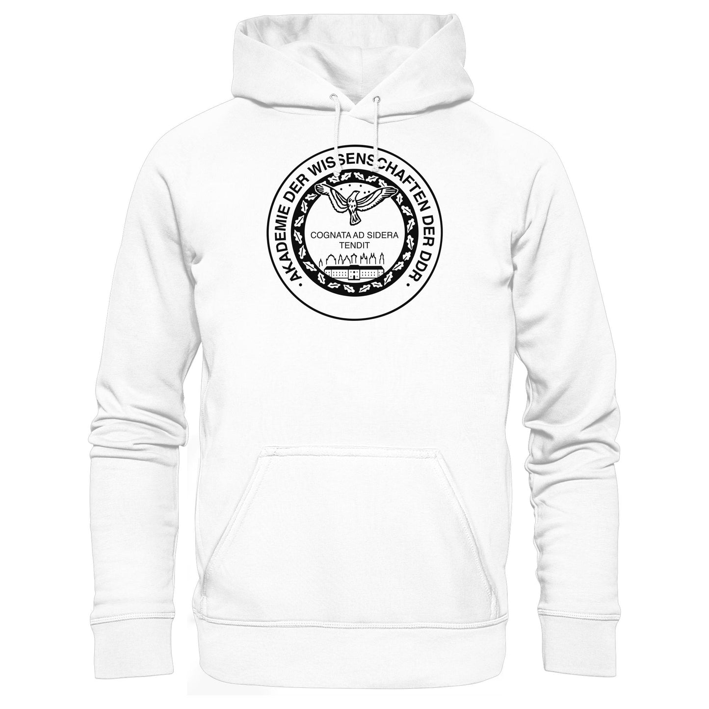 DDR Ostalgie Kapuze / Hoodie Unisex • AKADEMIE DER WISSENSCHAFTEN DER DDR