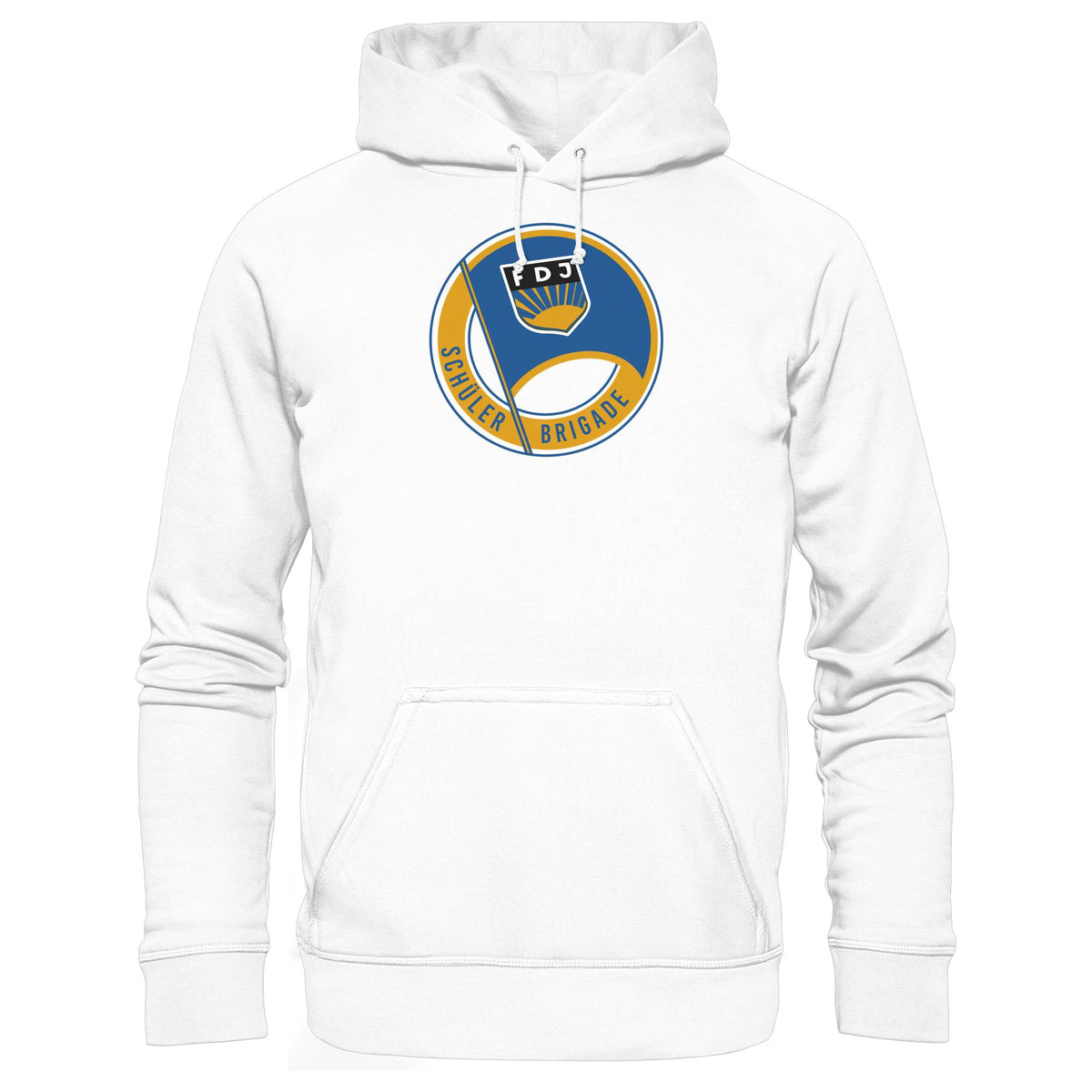 DDR Ostalgie Kapuze / Hoodie Unisex • FDJ SCHÜLERBRIGADE