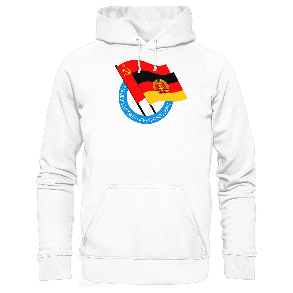 DDR Ostalgie Kapuze / Hoodie Unisex • DEUTSCH SOWJETISCHE FREUNDSCHAFT