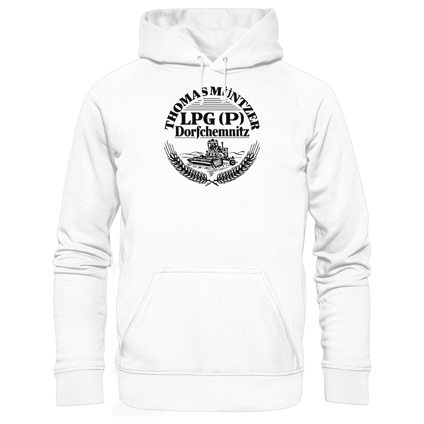 DDR Ostalgie Kapuze / Hoodie Unisex • LPG THOMAS MÜNTZER DORFCHEMNITZ