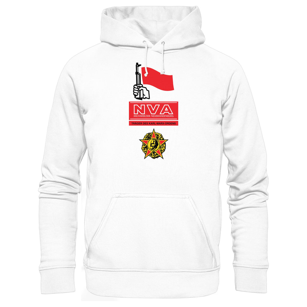 DDR Ostalgie Kapuze / Hoodie Unisex • NVA - MILITÄRBEZIRK NEUBRANDENBURG