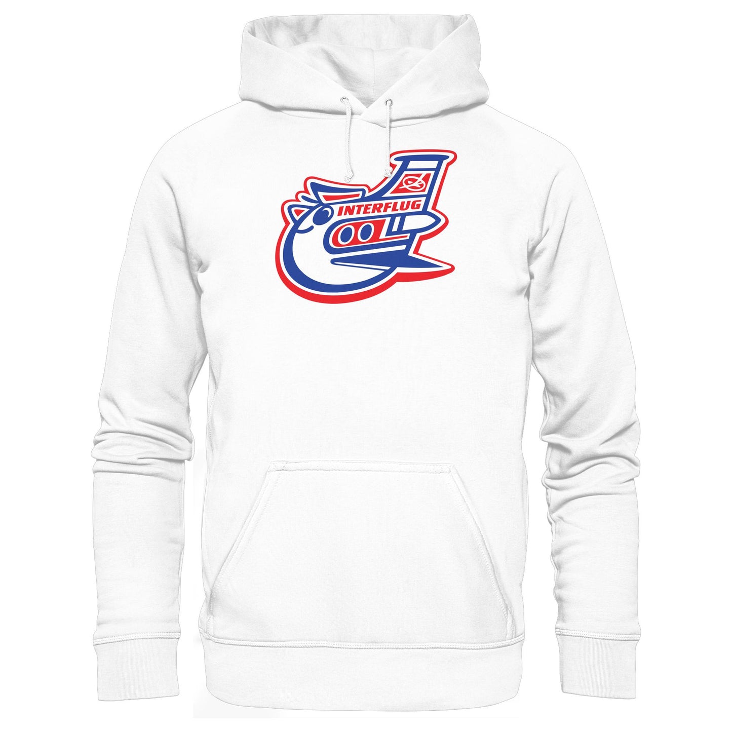 DDR Ostalgie Kapuze / Hoodie Unisex • INTERFLUG (ORIGINAL PIN)