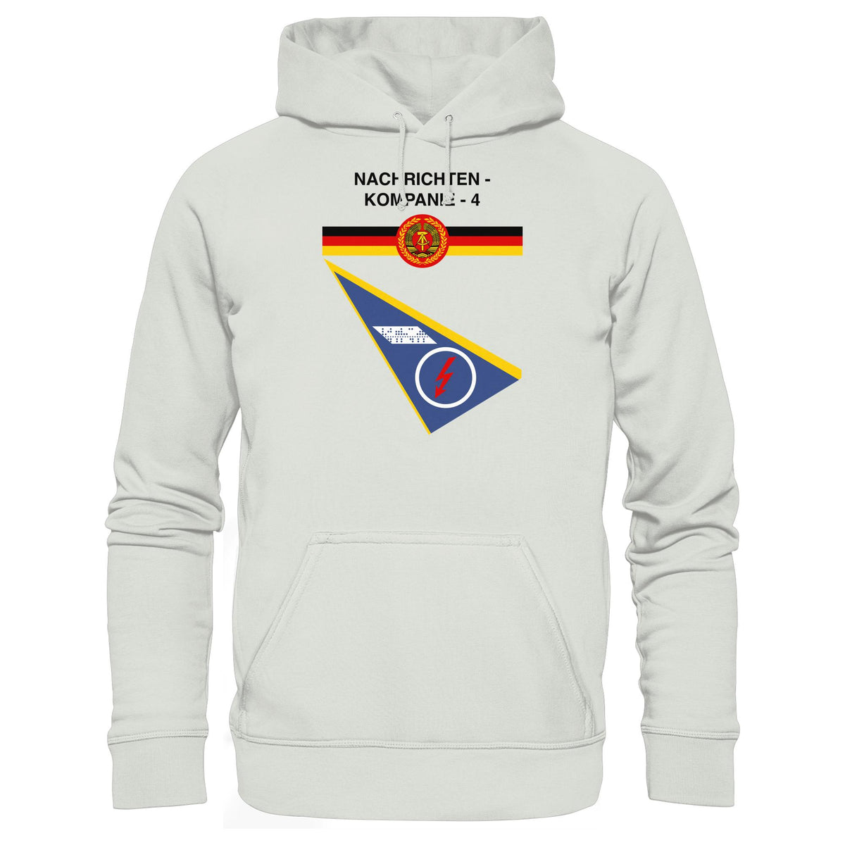 DDR Ostalgie Kapuze / Hoodie Unisex • NVA - NACHRICHTENKOMPANIE 4