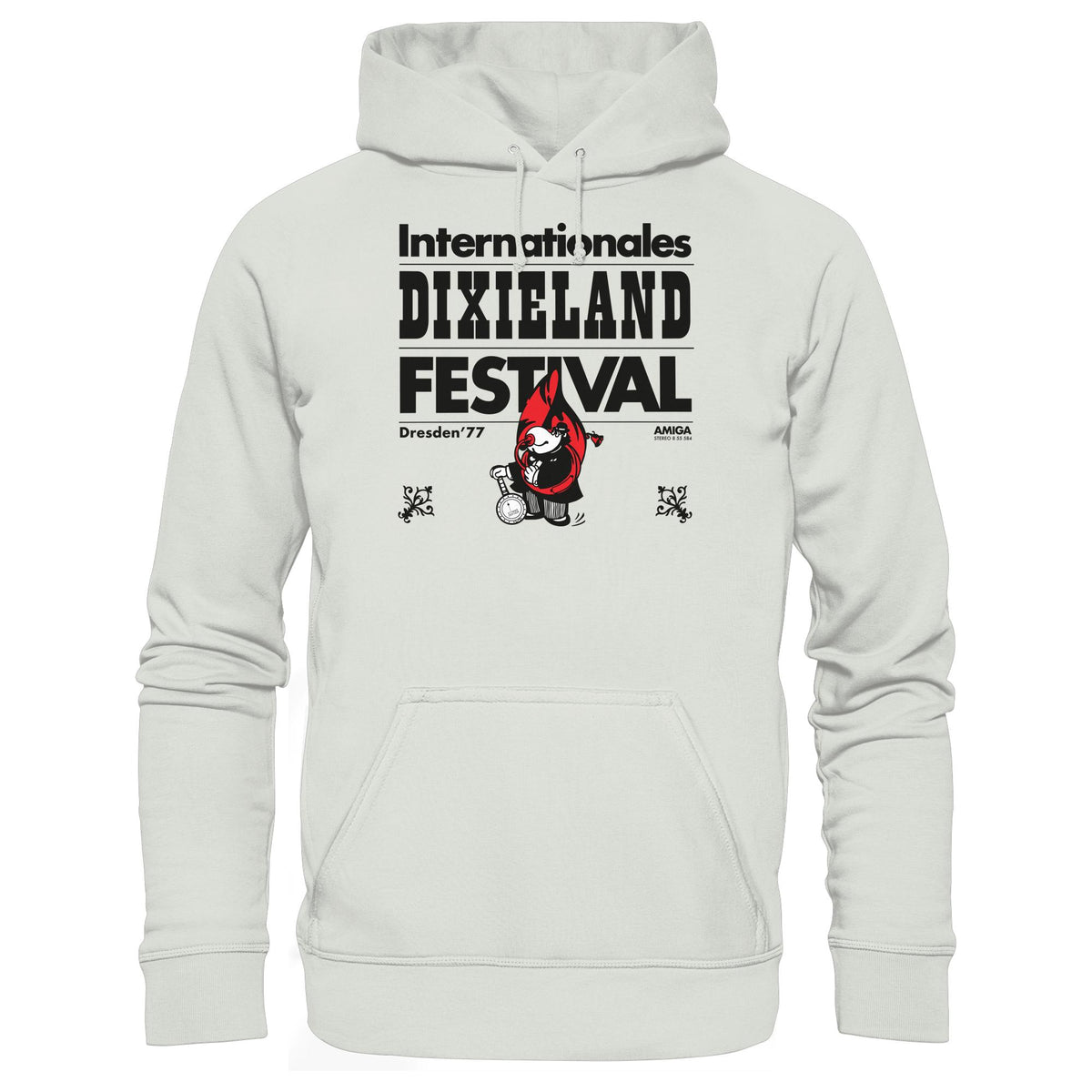 DDR Ostalgie Kapuze / Hoodie Unisex • INTERNATIONALES DIXIELAND FESTIVAL DRESDEN 1977