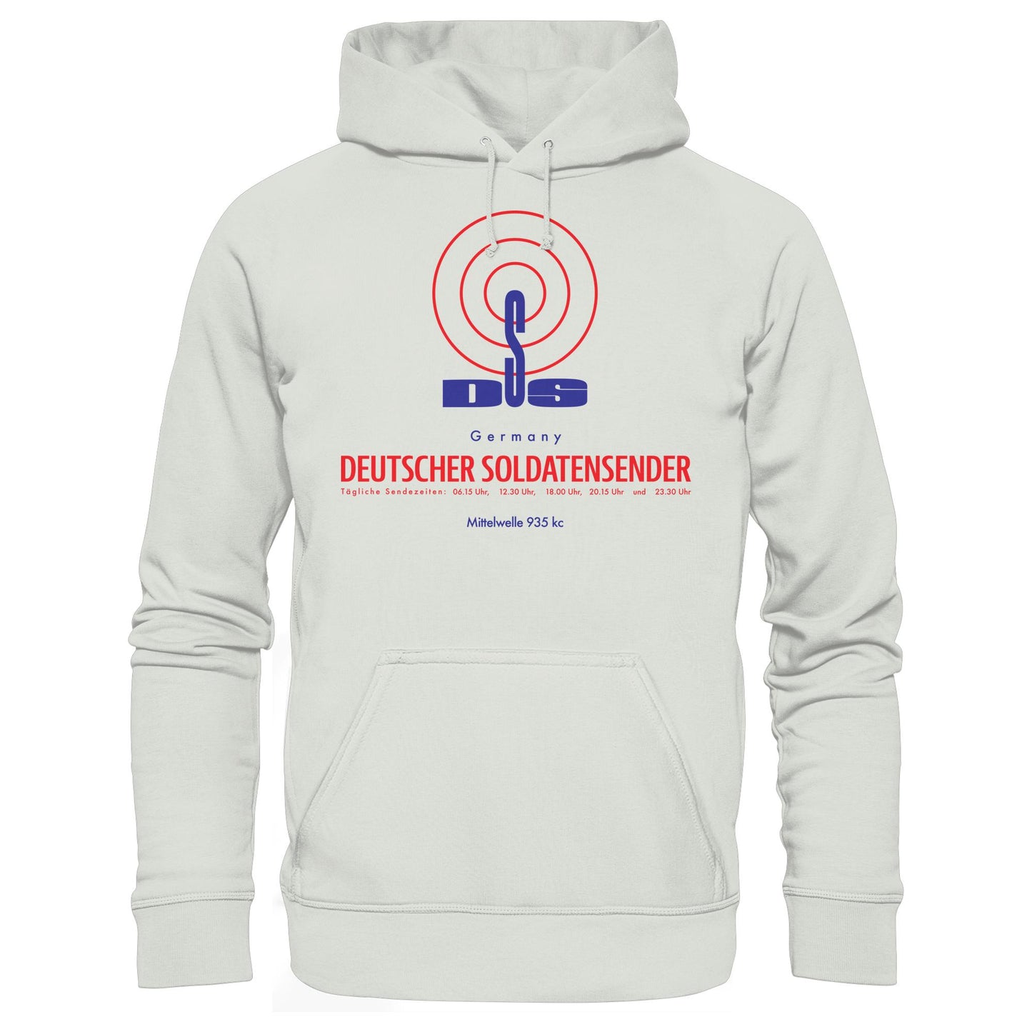 DDR Ostalgie Kapuze / Hoodie Unisex • DEUTSCHER SOLDATENSENDER BERLIN