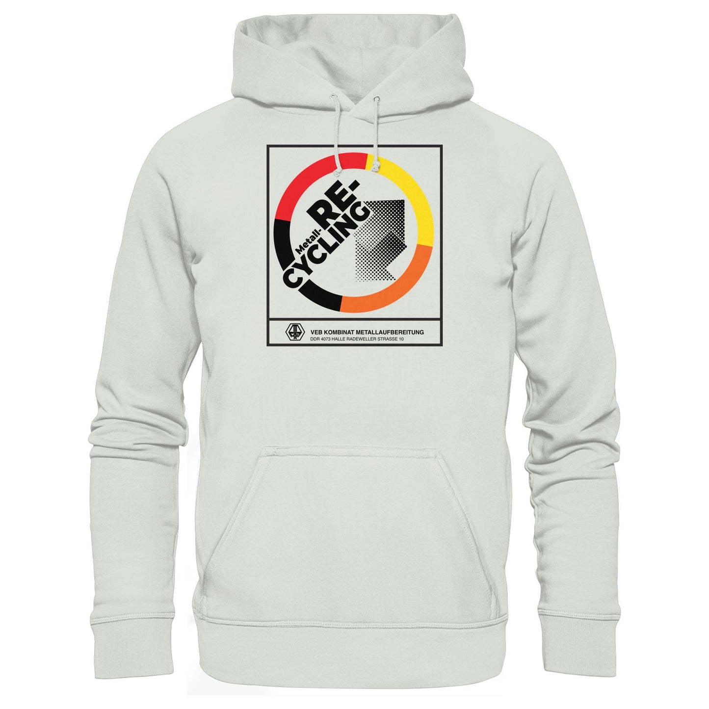 DDR Ostalgie Kapuze / Hoodie Unisex • VEB KOMBINAT METALLAUFBEREITUNG HALLE