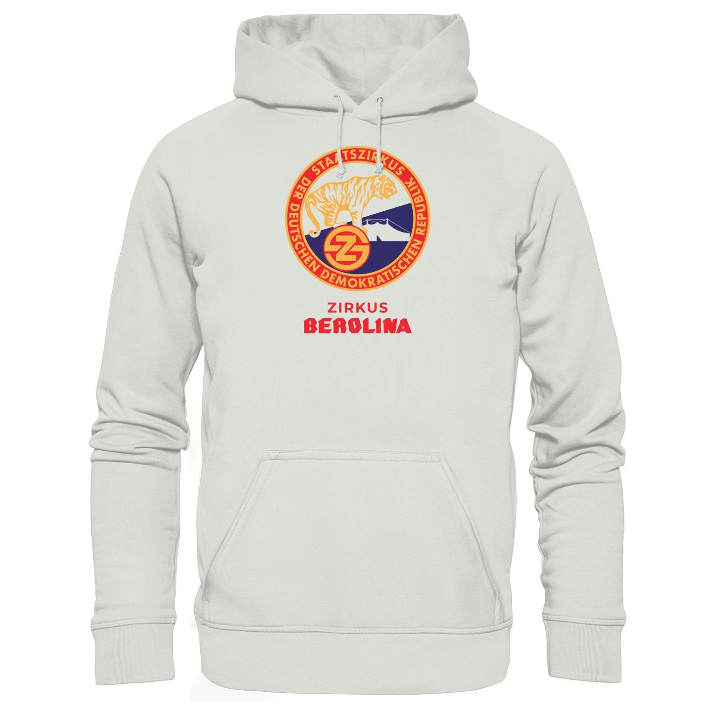 DDR Ostalgie Kapuze / Hoodie Unisex • DDR STAATSZIRKUS BEROLINA