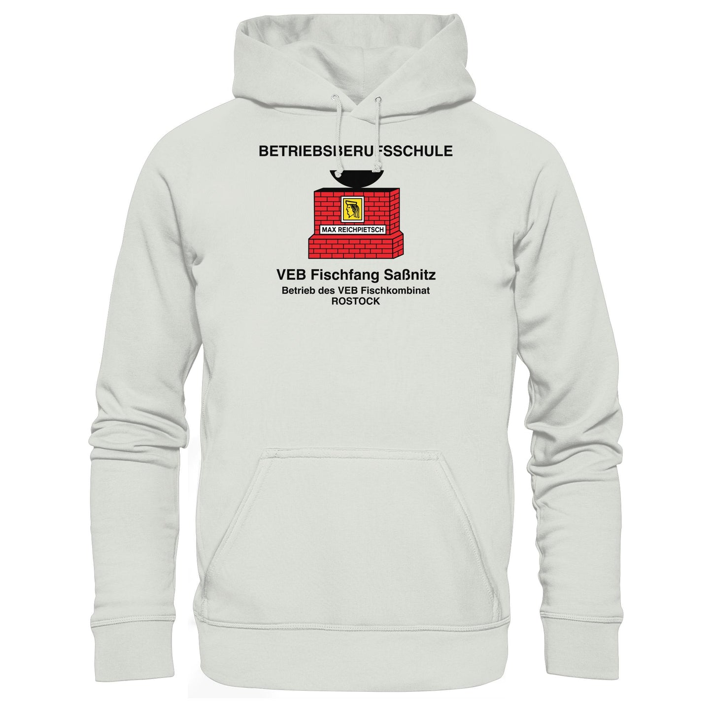 DDR Ostalgie Kapuze / Hoodie Unisex • BETRIEBSBERUFSSCHULE MAX REICHPIETSCH