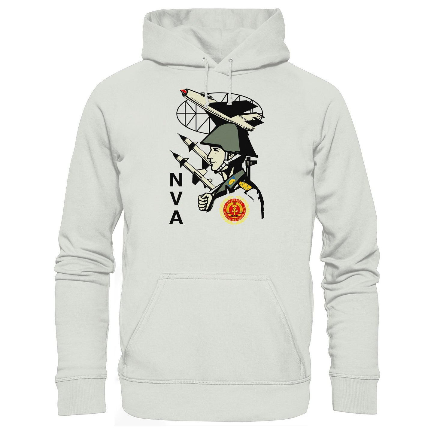 DDR Ostalgie Kapuze / Hoodie Unisex • NVA - WERBEPLAKAT (ORIGINAL)