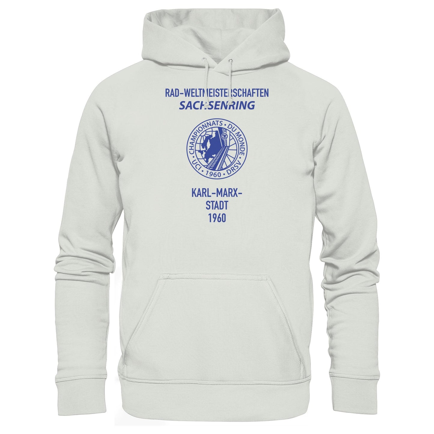 DDR Ostalgie Kapuze / Hoodie Unisex • RADWELTMEISTERSCHAFTEN SACHSENRING, KARL-MARX-STADT 1960