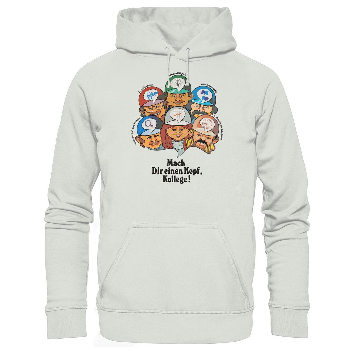 MACH DIR EINEN KOPF, KOLLEGE • DDR Ostalgie Kapuze / Hoodie Unisex