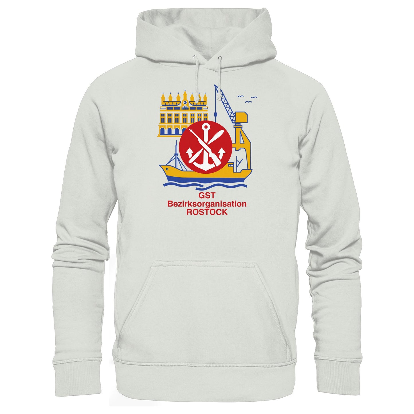 DDR Ostalgie Kapuze / Hoodie Unisex • GST ROSTOCK