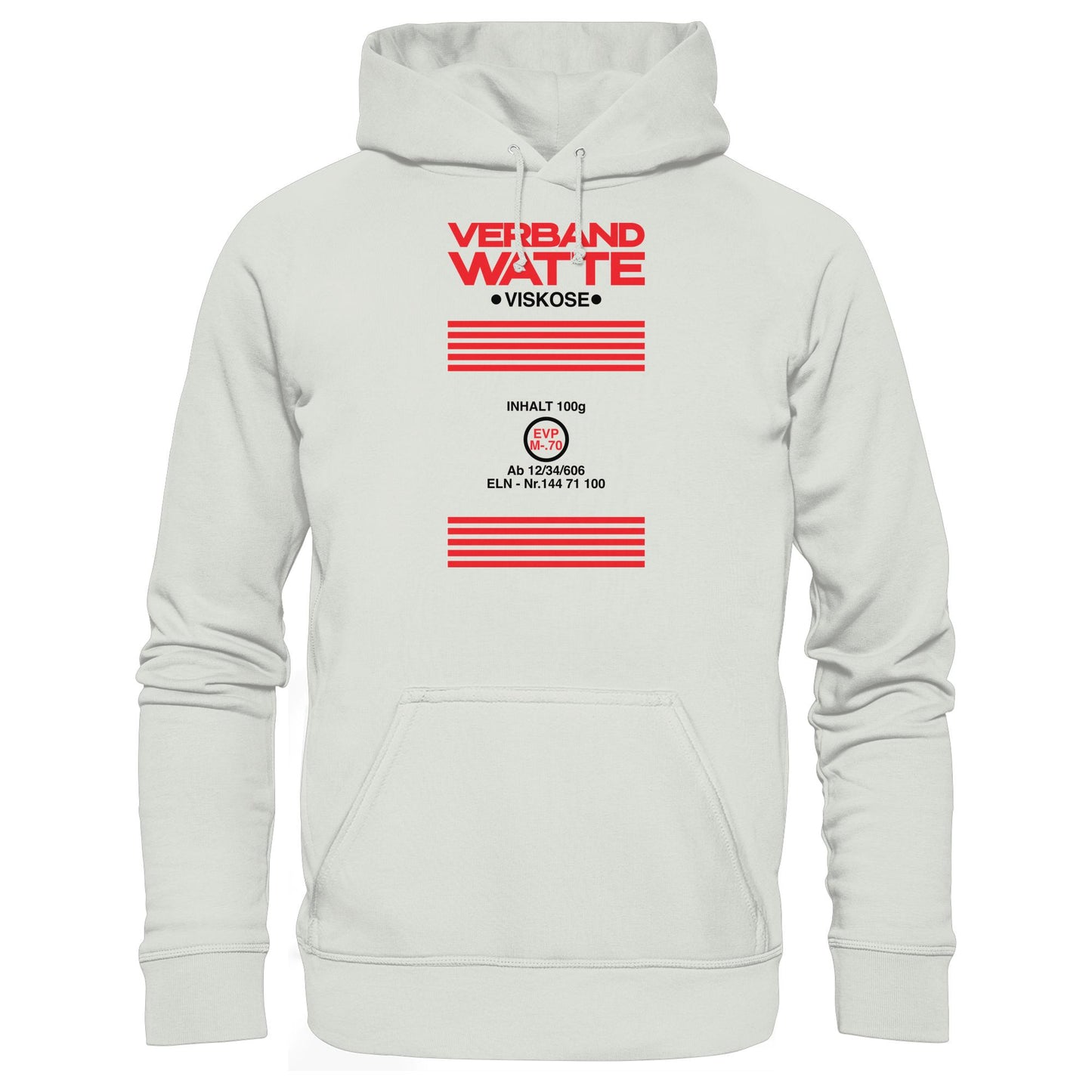 DDR Ostalgie Kapuze / Hoodie Unisex • VERBAND WATTE VISKOSE