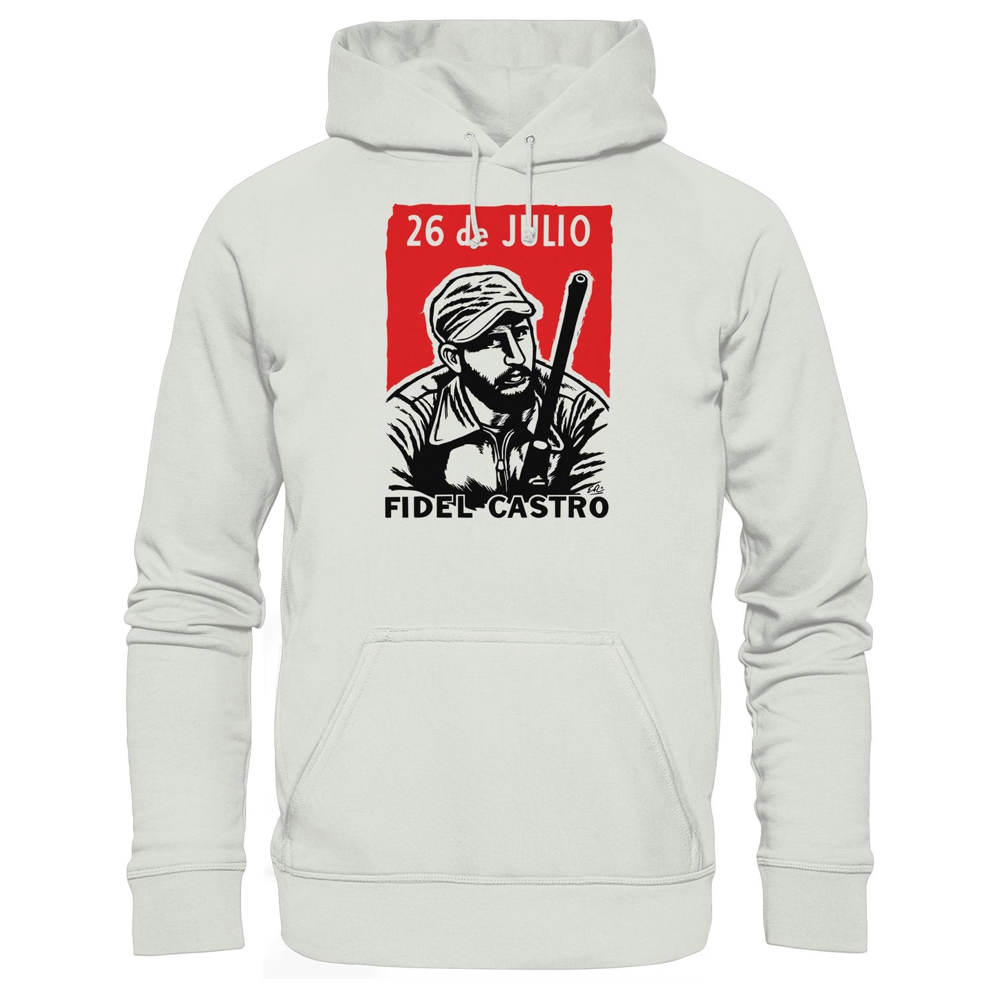 DDR Ostalgie Kapuze / Hoodie Unisex • FIDEL CASTRO - BEWEGUNG DES 26. JULI