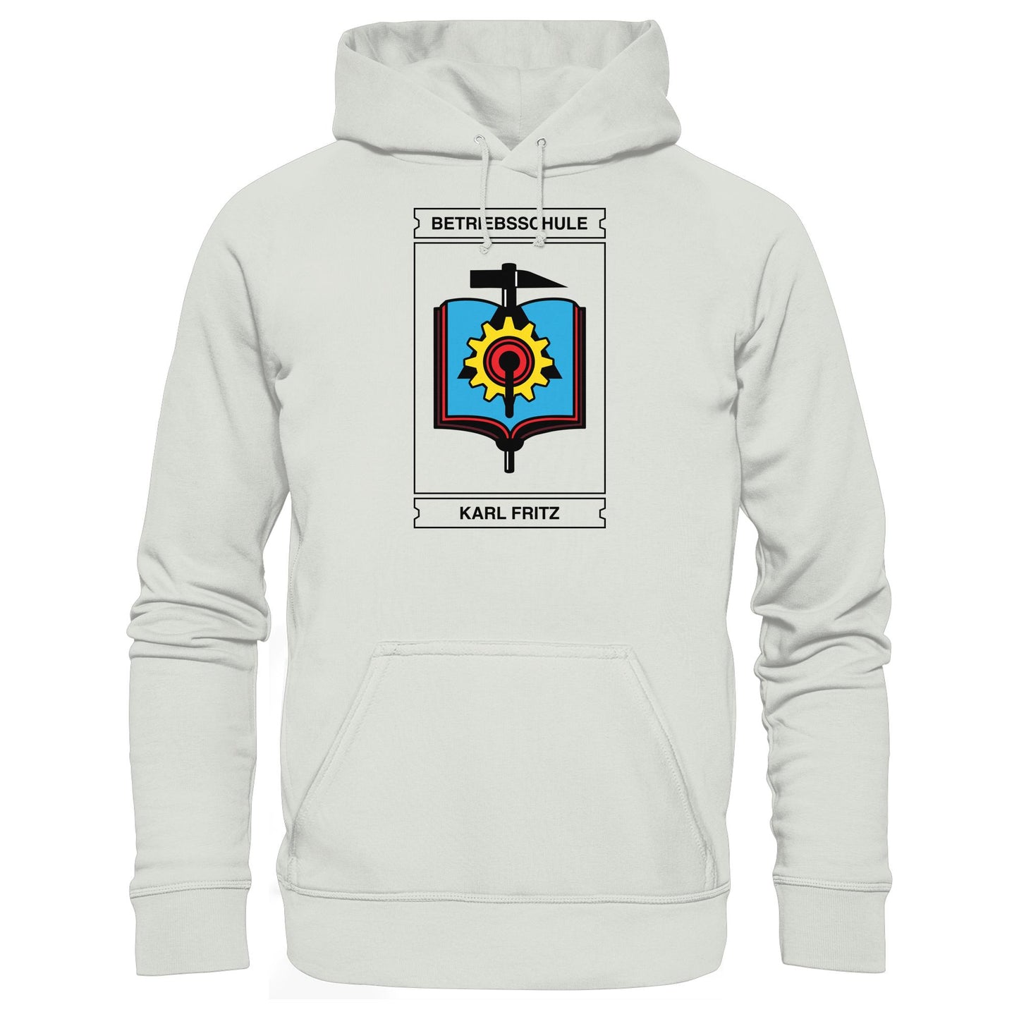 DDR Ostalgie Kapuze / Hoodie Unisex • BETRIEBSSCHULE KARL FRITZ WISMAR