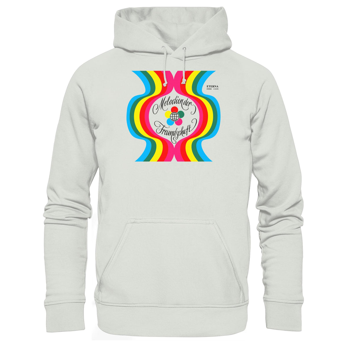 DDR Ostalgie Kapuze / Hoodie Unisex • MELODIEN DER FREUNDSCHAFT ETERNA (ORIGINAL-PLATTENCOVER)