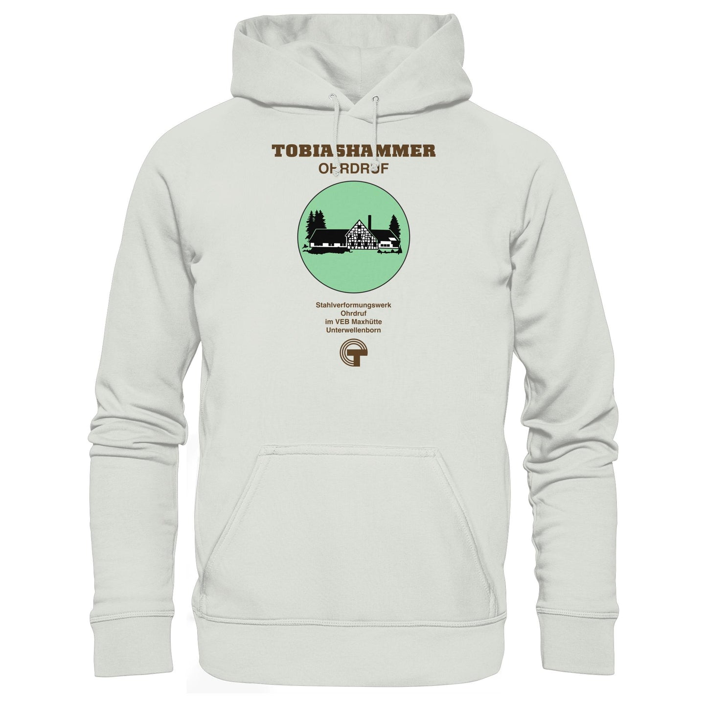 DDR Ostalgie Kapuze / Hoodie Unisex • TOBIASHAMMER OHRDRUF - VEB MAXHÜTTE