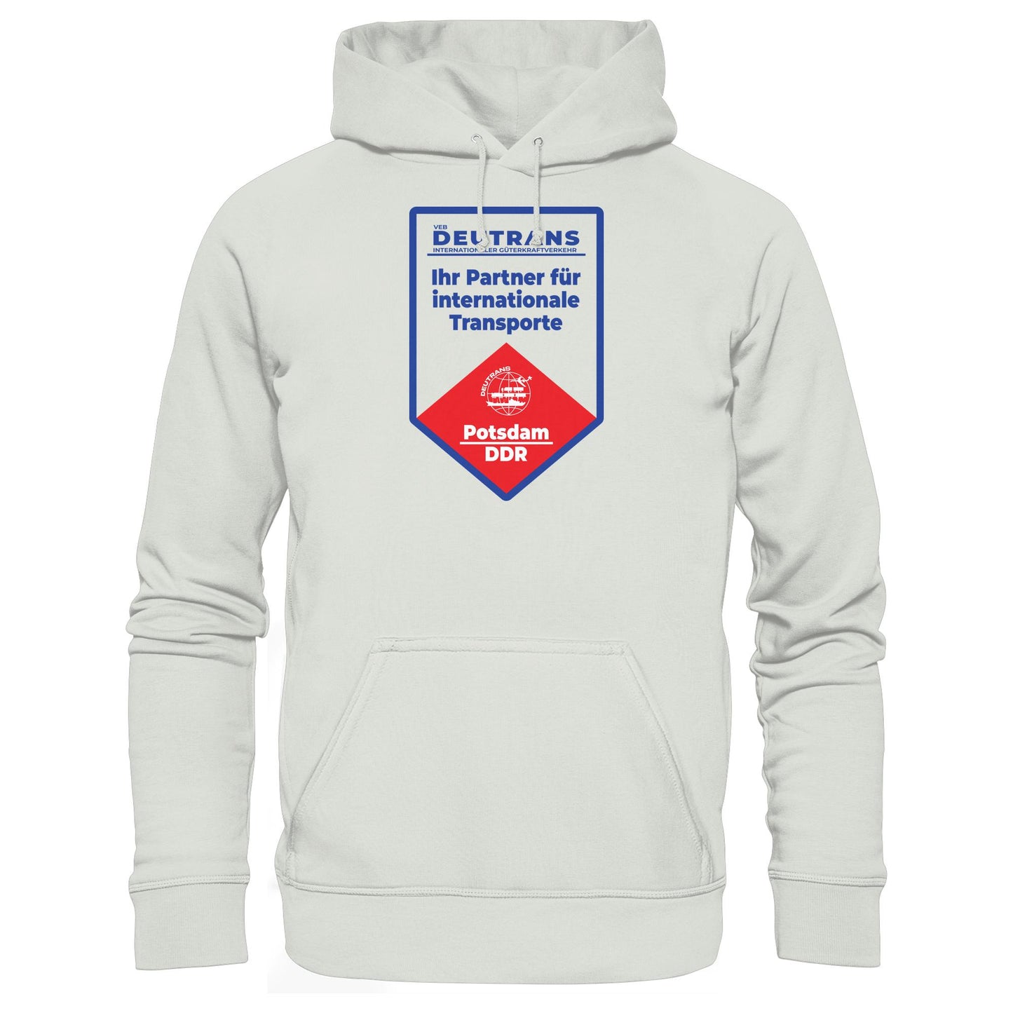 DDR Ostalgie Kapuze / Hoodie Unisex • VEB DEUTRANS - POTSDAM