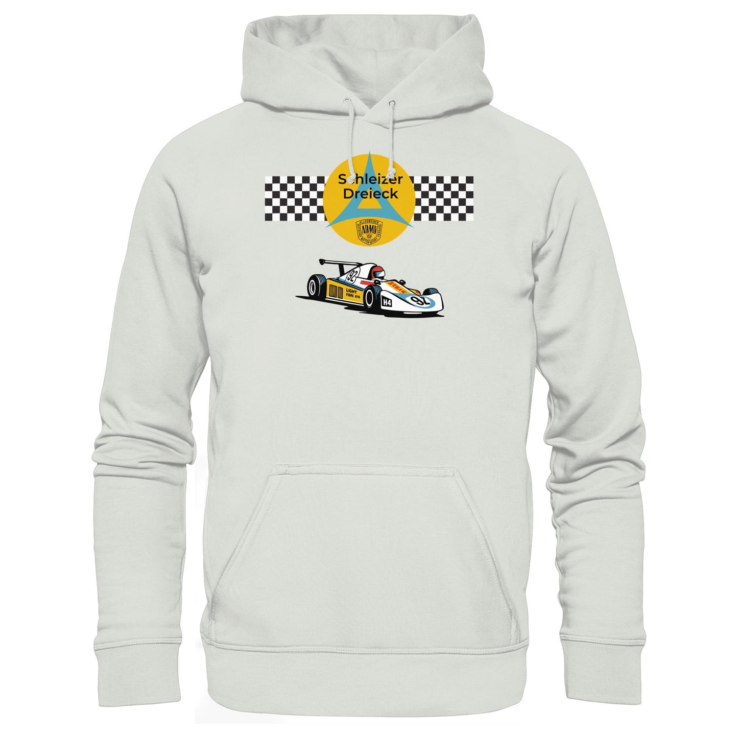 DDR Ostalgie Kapuze / Hoodie Unisex • SCHLEIZER DREIECK DDR (ORIGINAL-WIMPEL)