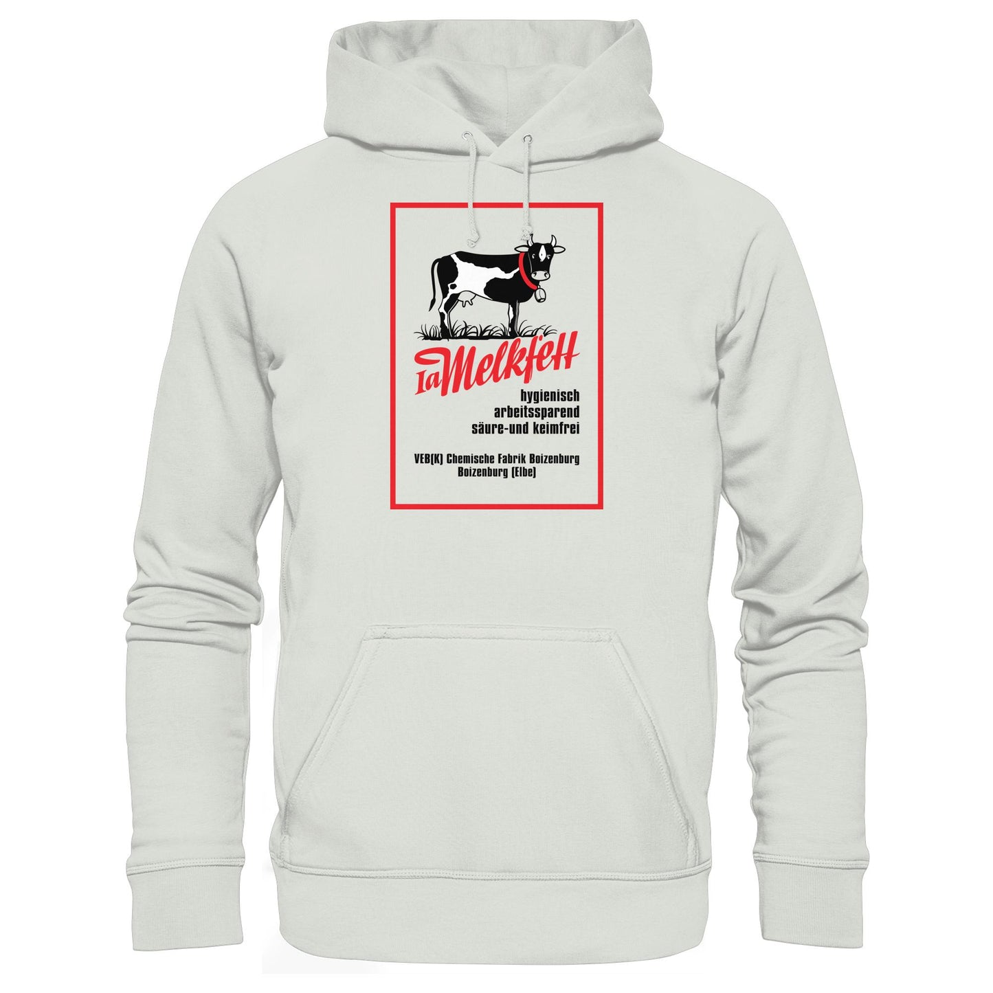 DDR Ostalgie Kapuze / Hoodie Unisex • 1A MELKFETT - VEB BOIZENBURG