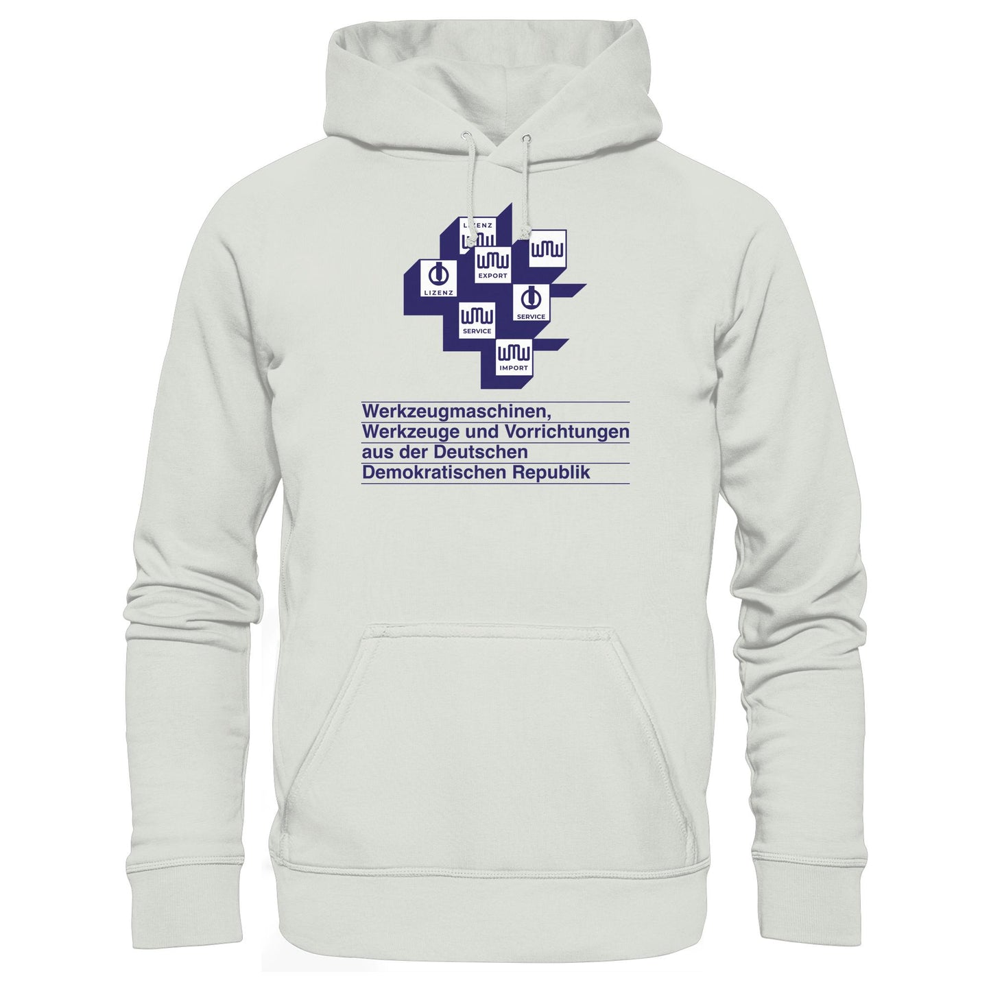 DDR Ostalgie Kapuze / Hoodie Unisex • WMW WERKZEUGMASCHINEN DER DDR