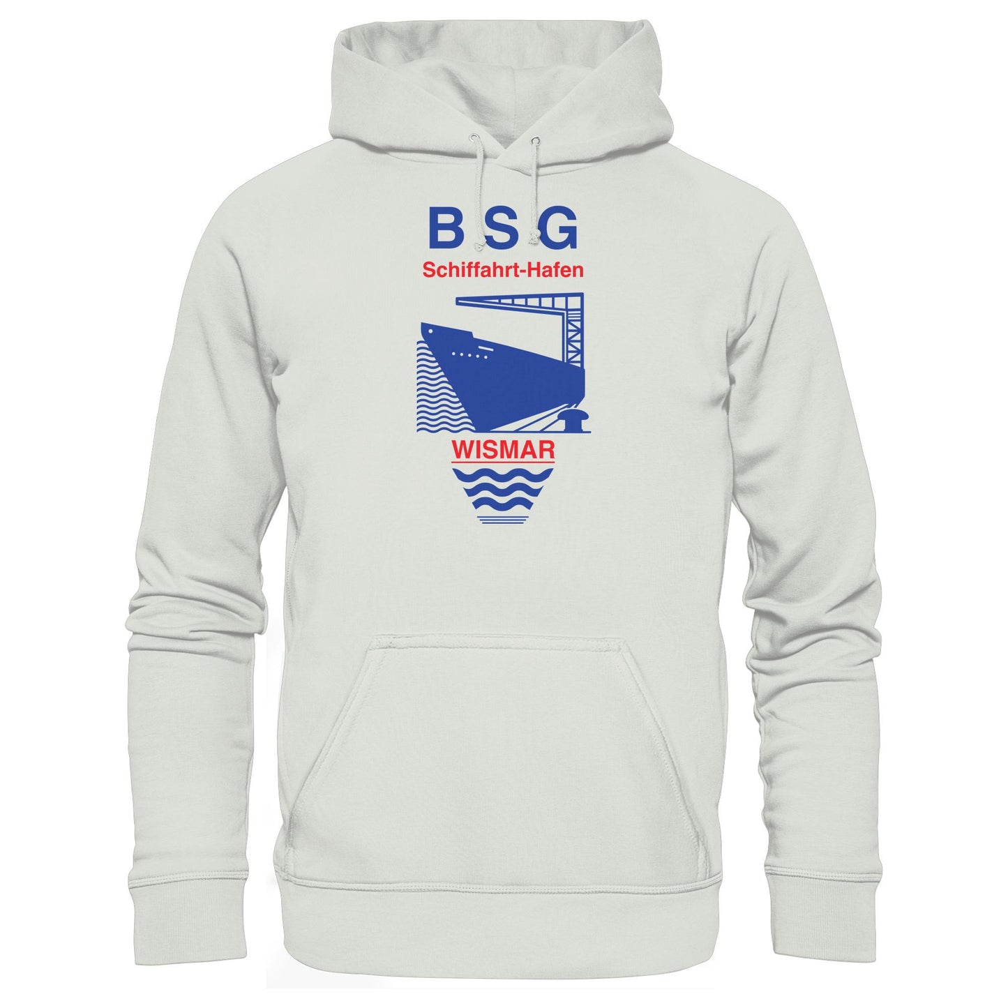 DDR Ostalgie Kapuze / Hoodie Unisex • BSG SCHIFFAHRT HAFEN WISMAR