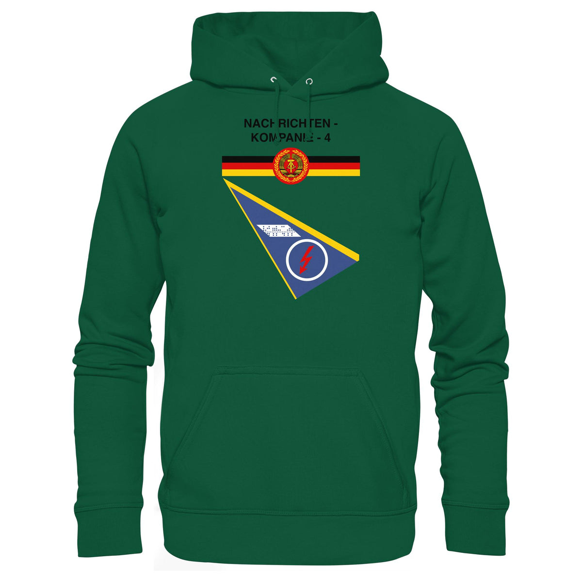DDR Ostalgie Kapuze / Hoodie Unisex • NVA - NACHRICHTENKOMPANIE 4