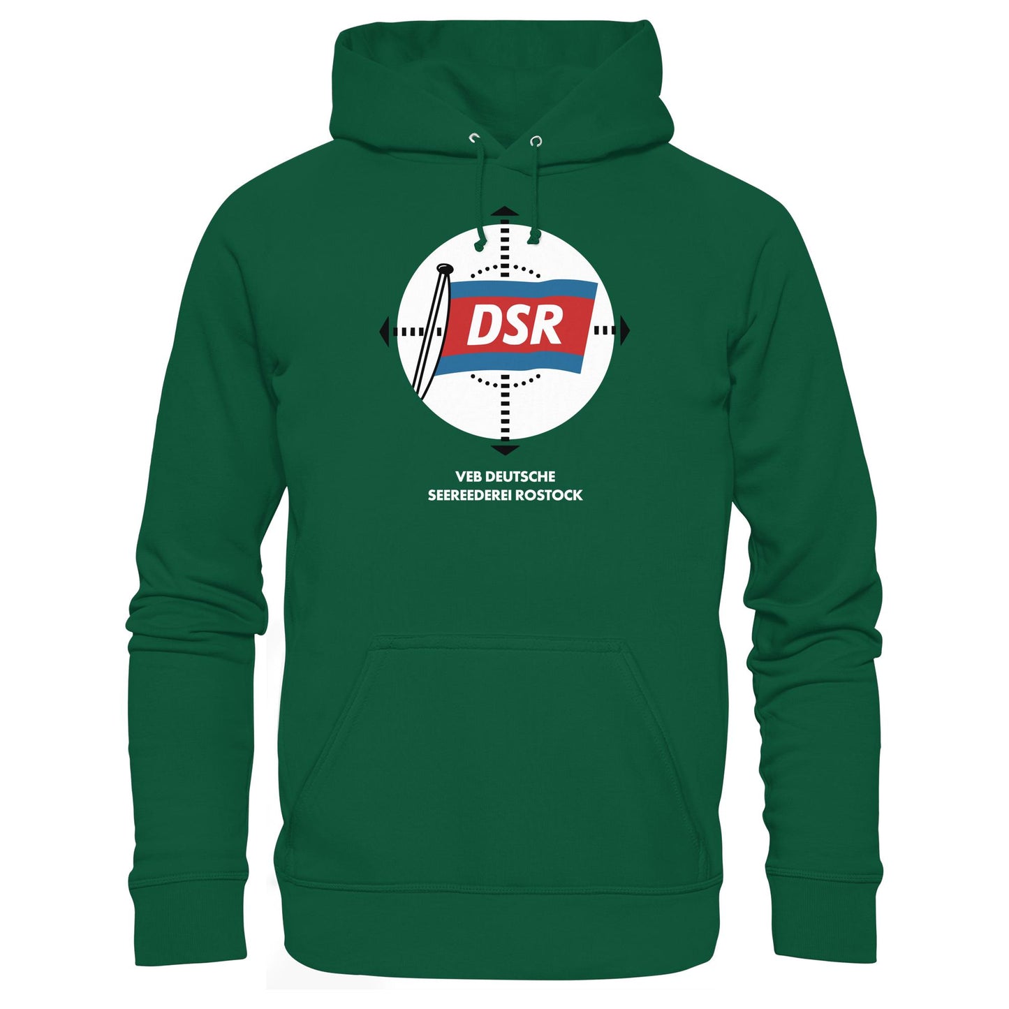 DDR Ostalgie Kapuze / Hoodie Unisex • DSR - VEB DEUTSCHE SEEREEDEREI ROSTOCK