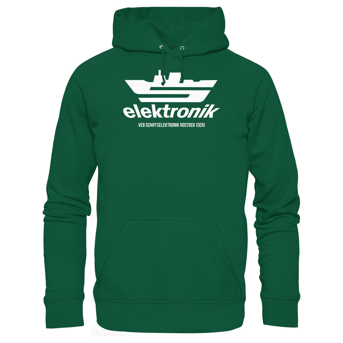 DDR Ostalgie Kapuze / Hoodie Unisex • VEB SCHIFFSELEKTRONIK ROSTOCK