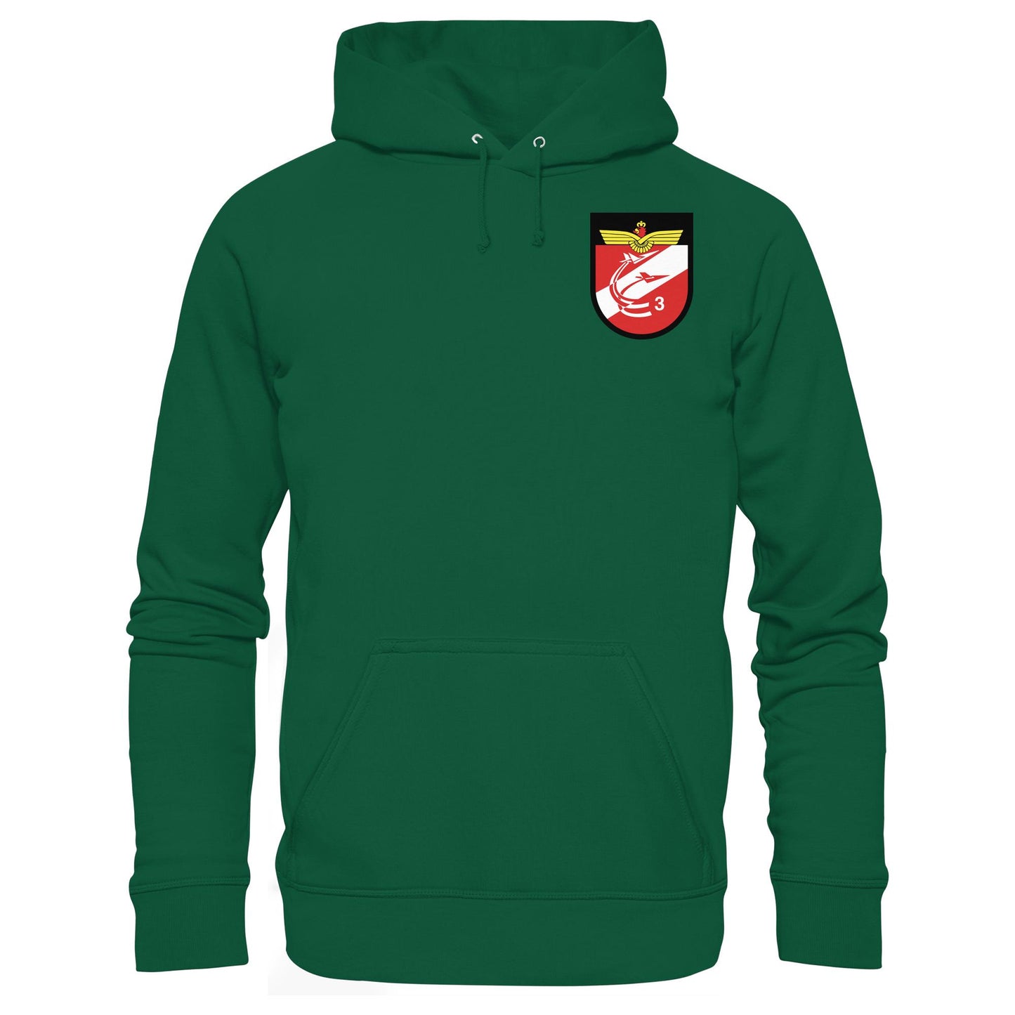 DDR Ostalgie Kapuze / Hoodie Unisex • NVA EMBLEM - JAGDGESCHWADER 3