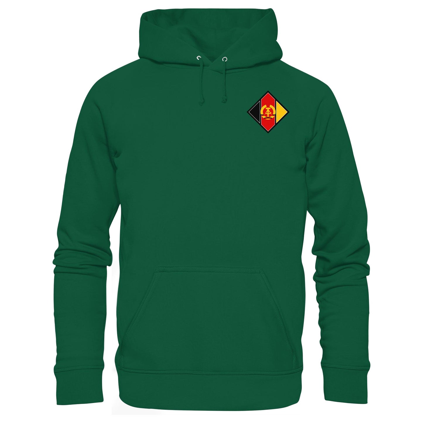 DDR Ostalgie Kapuze / Hoodie Unisex • NVA LUFSTSTREITKRÄFTE - BRUST BADGE