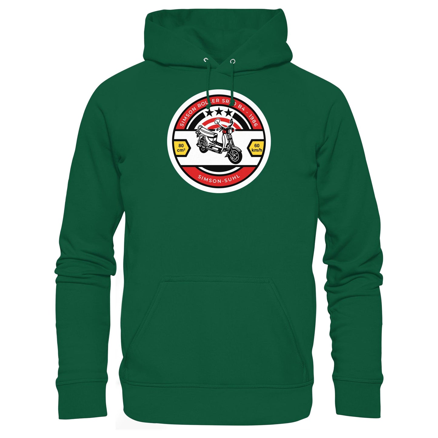 DDR Ostalgie Kapuze / Hoodie Unisex • SIMSON SR50 - ORIGINAL BIERDECKEL