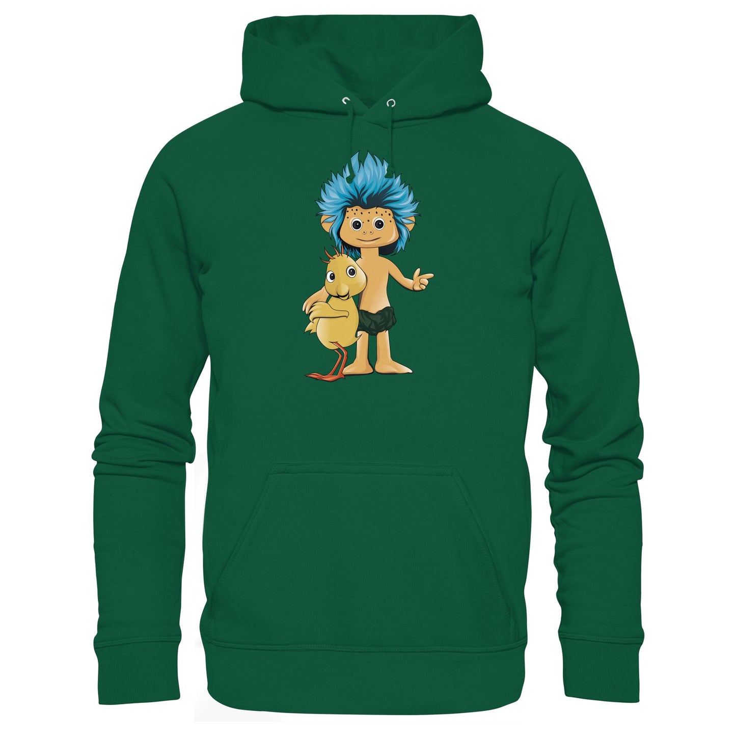 DDR Ostalgie Kapuze / Hoodie Unisex • UNSER SANDMÄNNCHEN - PLUMPS & KÜKEN