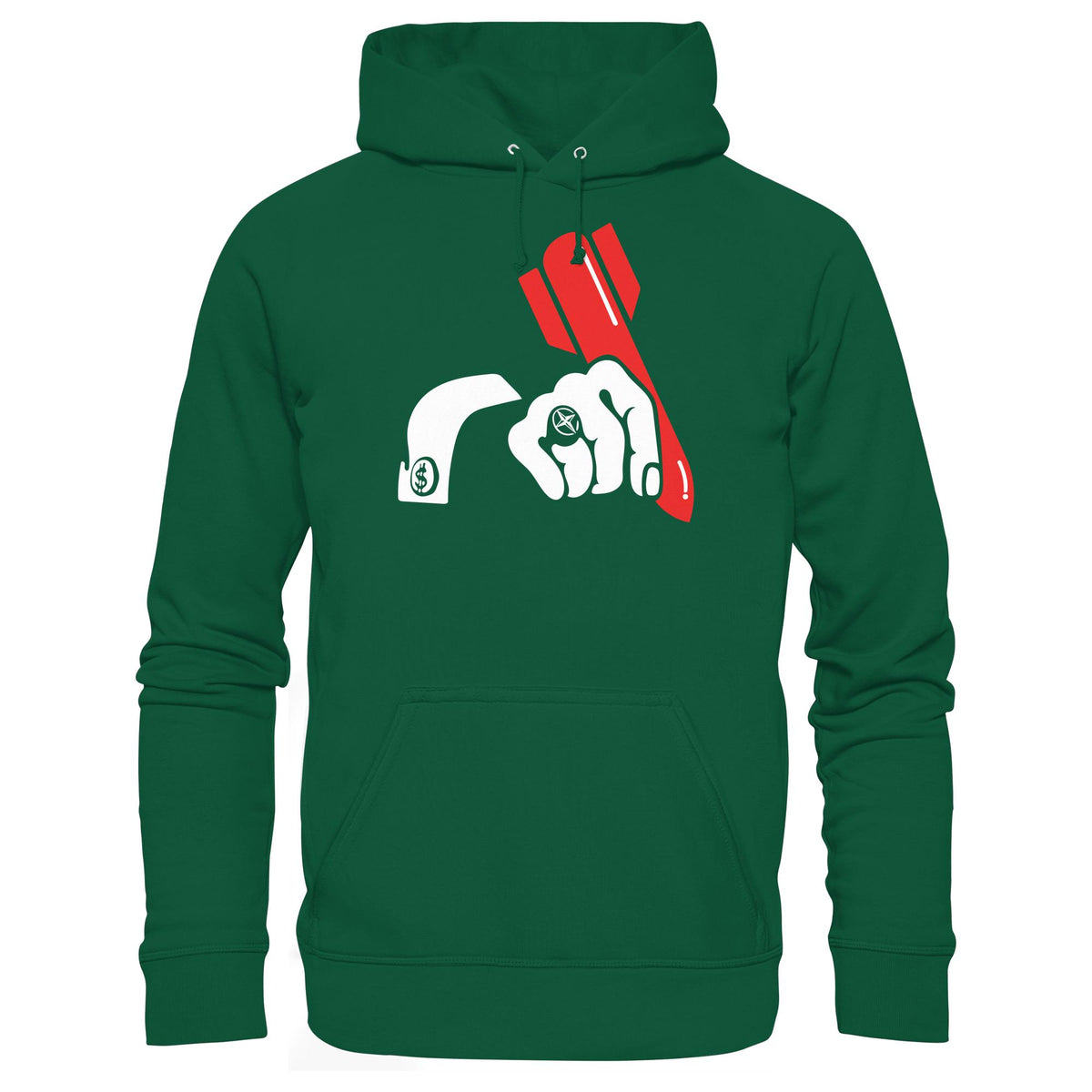 DDR Ostalgie Kapuze / Hoodie Unisex • ANTI-NATO PERSHING FRIEDENSPLAKAT