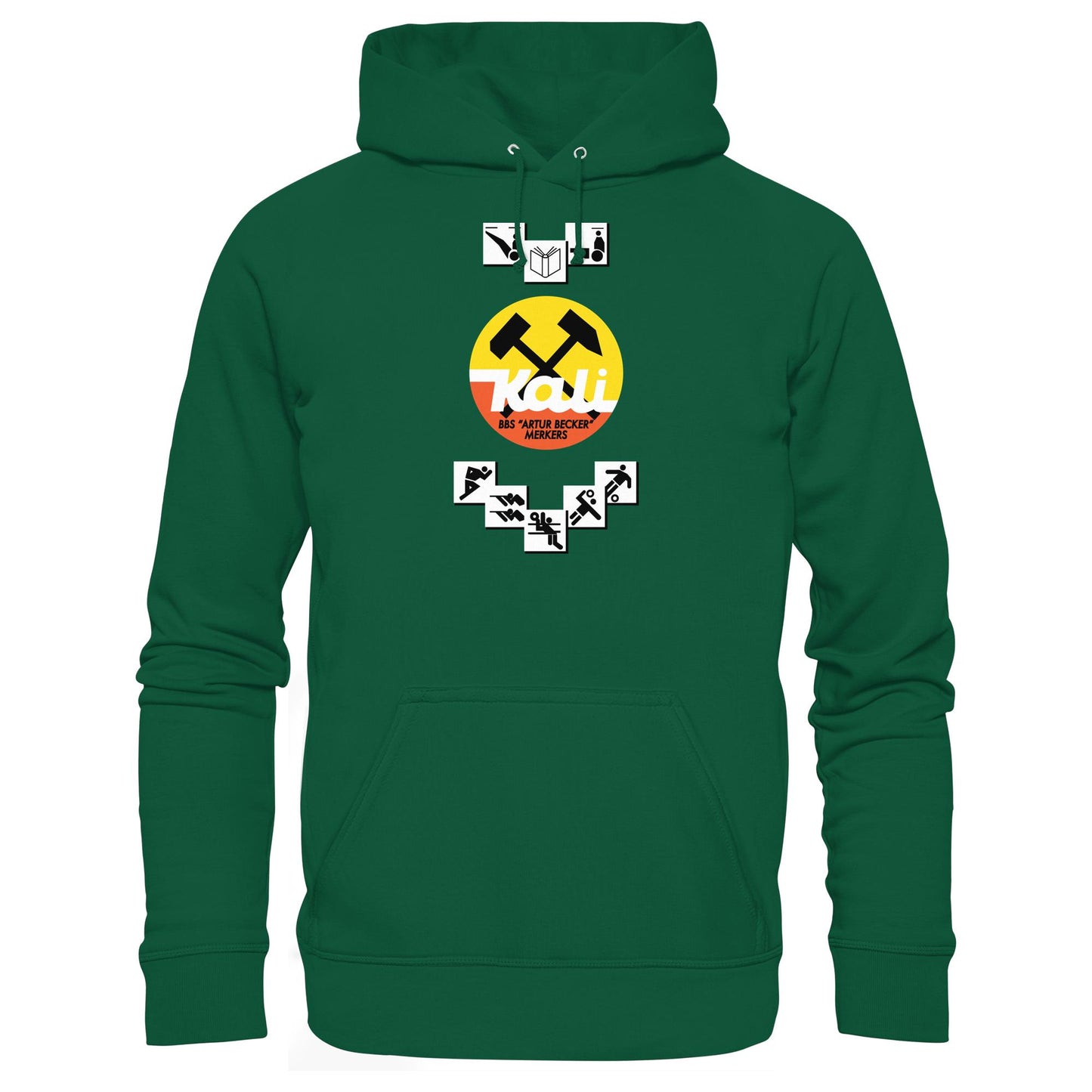 DDR Ostalgie Kapuze / Hoodie Unisex • BBS KALI ARTUR BECKER - MERKERS