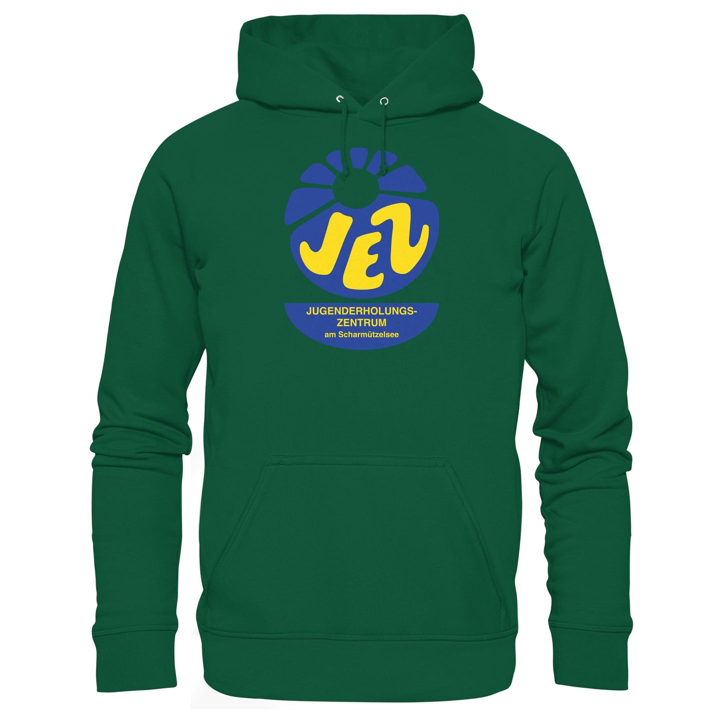 DDR Ostalgie Kapuze / Hoodie Unisex • JEZ - JUGENDERHOLUNGSZENTRUM SCHARMÜTZELSEE