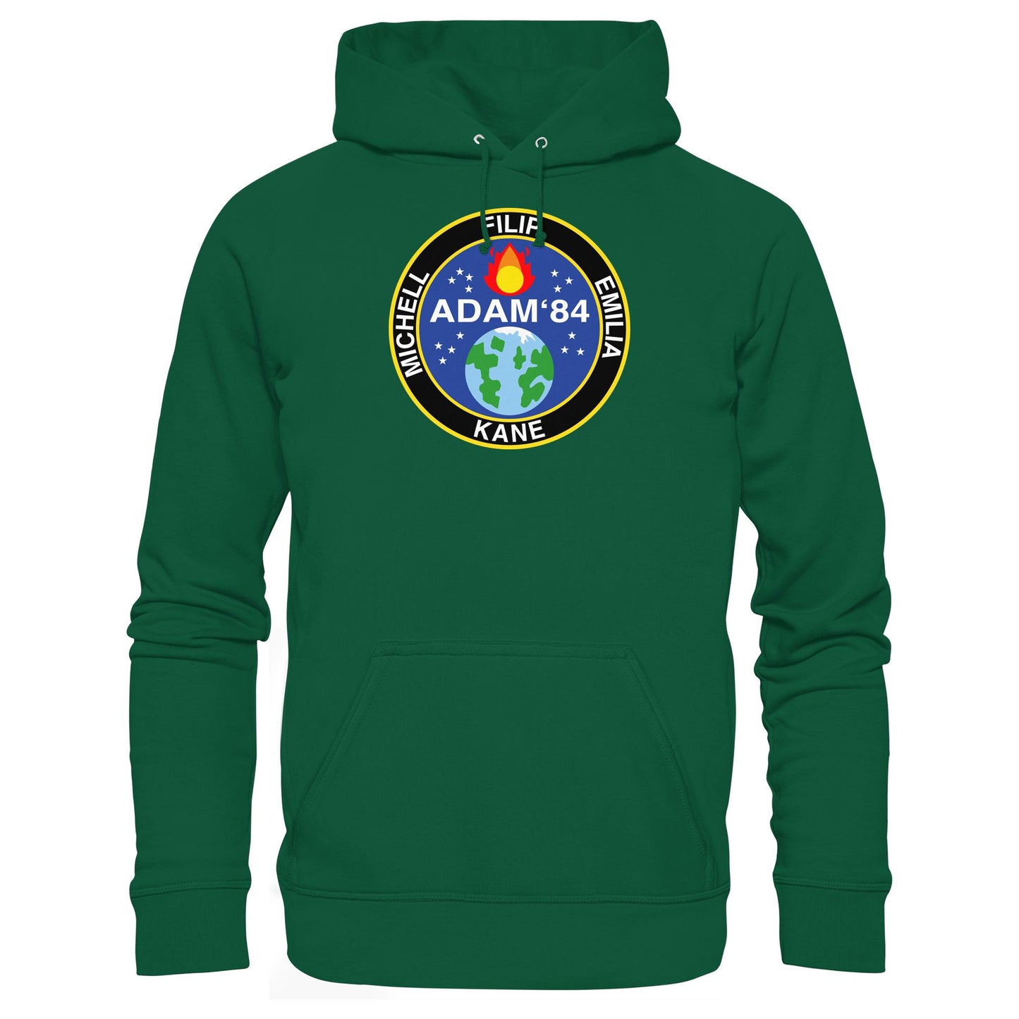 DDR Ostalgie Kapuze / Hoodie Unisex • PROJEKT ADAM 84, DIE BESUCHER