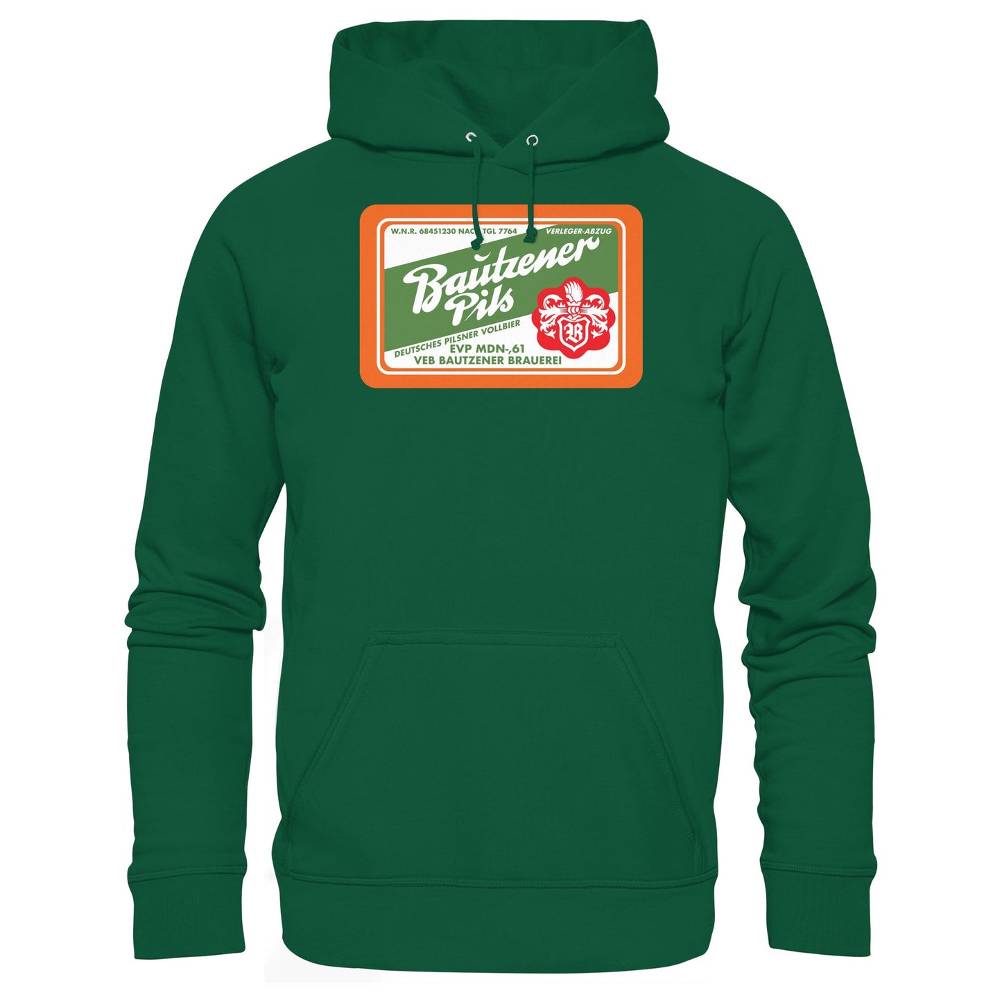 DDR Ostalgie Kapuze / Hoodie Unisex • VEB BAUTZENER BRAUEREI