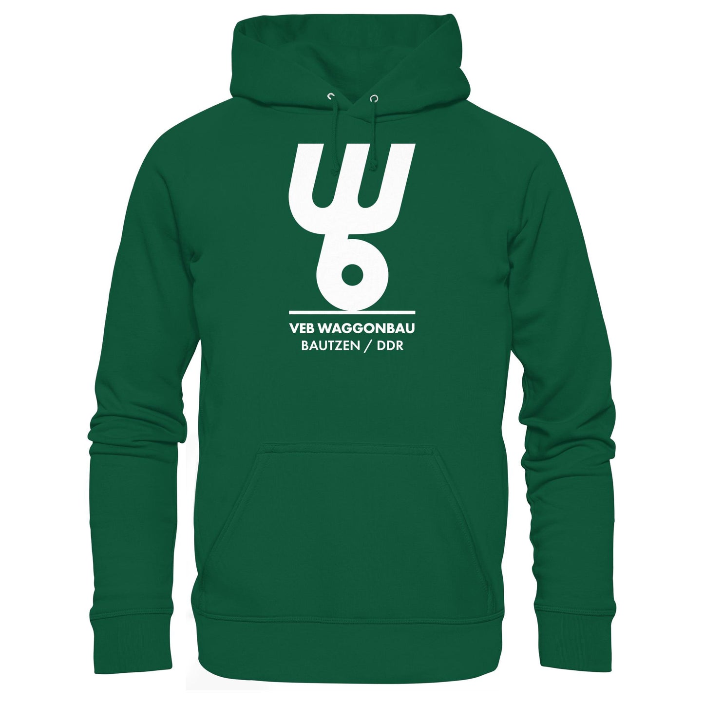 DDR Ostalgie Kapuze / Hoodie Unisex • VEB WAGGONBAU BAUTZEN