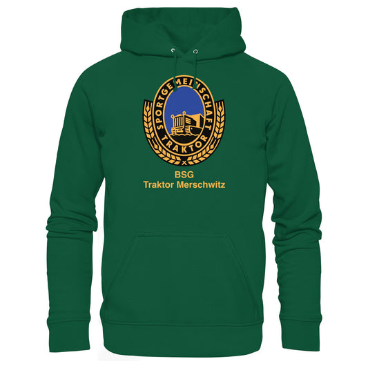 DDR Ostalgie Kapuze / Hoodie Unisex • BSG TRAKTOR MERSCHWITZ