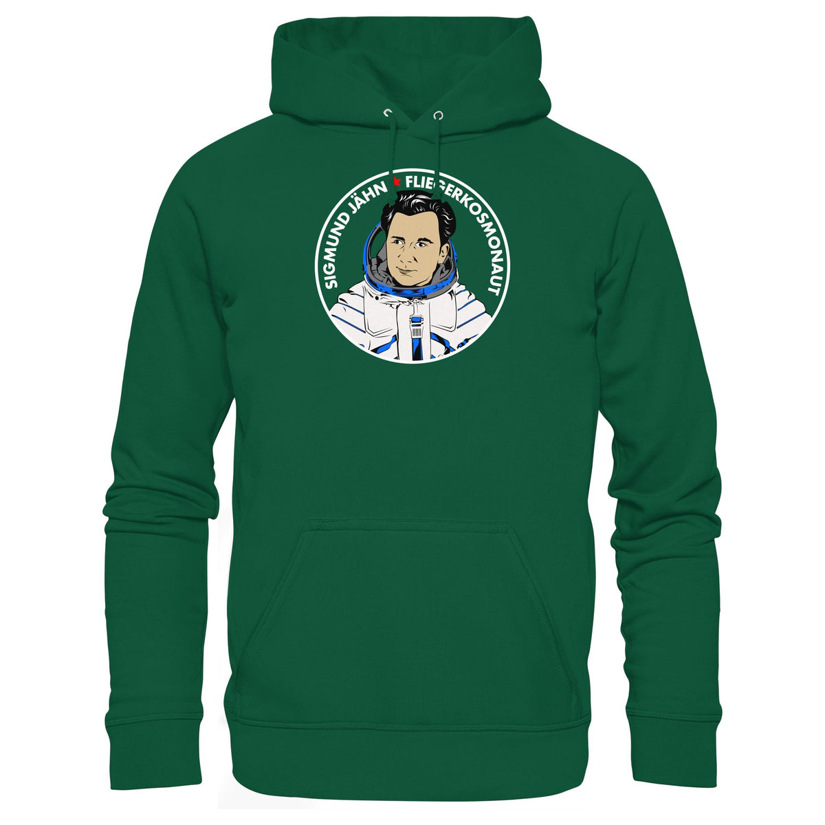 DDR Ostalgie Kapuze / Hoodie Unisex • SIGMUND JÄHN - DUNKEL