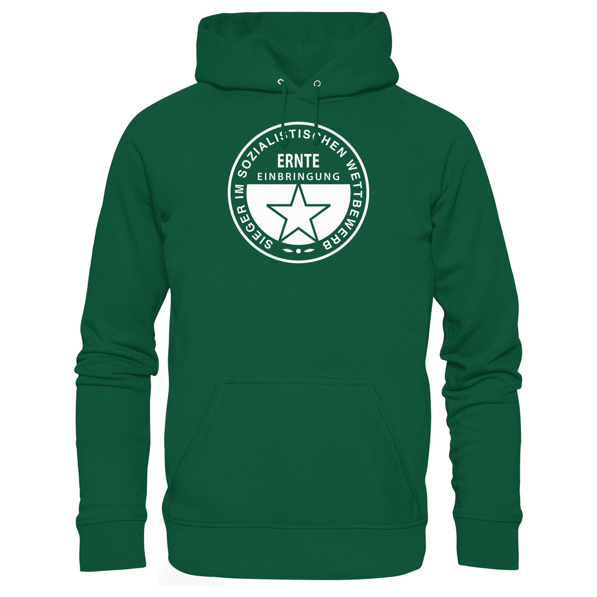 DDR Ostalgie Kapuze / Hoodie Unisex • ERNTE-EINBRINGUNG - SIEGER (ORIGINAL-MEDAILLE)