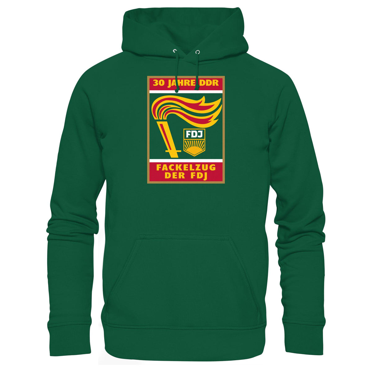 DDR Ostalgie Kapuze / Hoodie Unisex • 30 JAHRE DDR