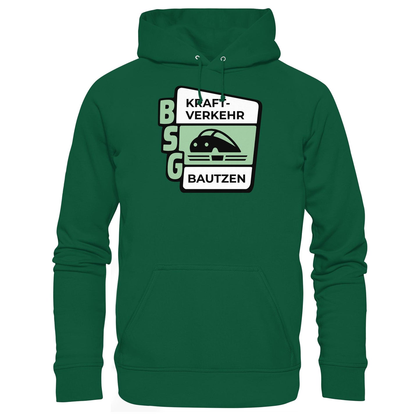DDR Ostalgie Kapuze / Hoodie Unisex • BSG KRAFTVERKEHR BAUTZEN