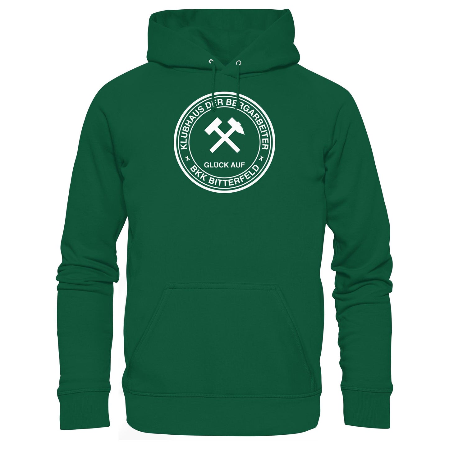 DDR Ostalgie Kapuze / Hoodie Unisex • KLUBHAUS DER BERGARBEITER BITTERFELD