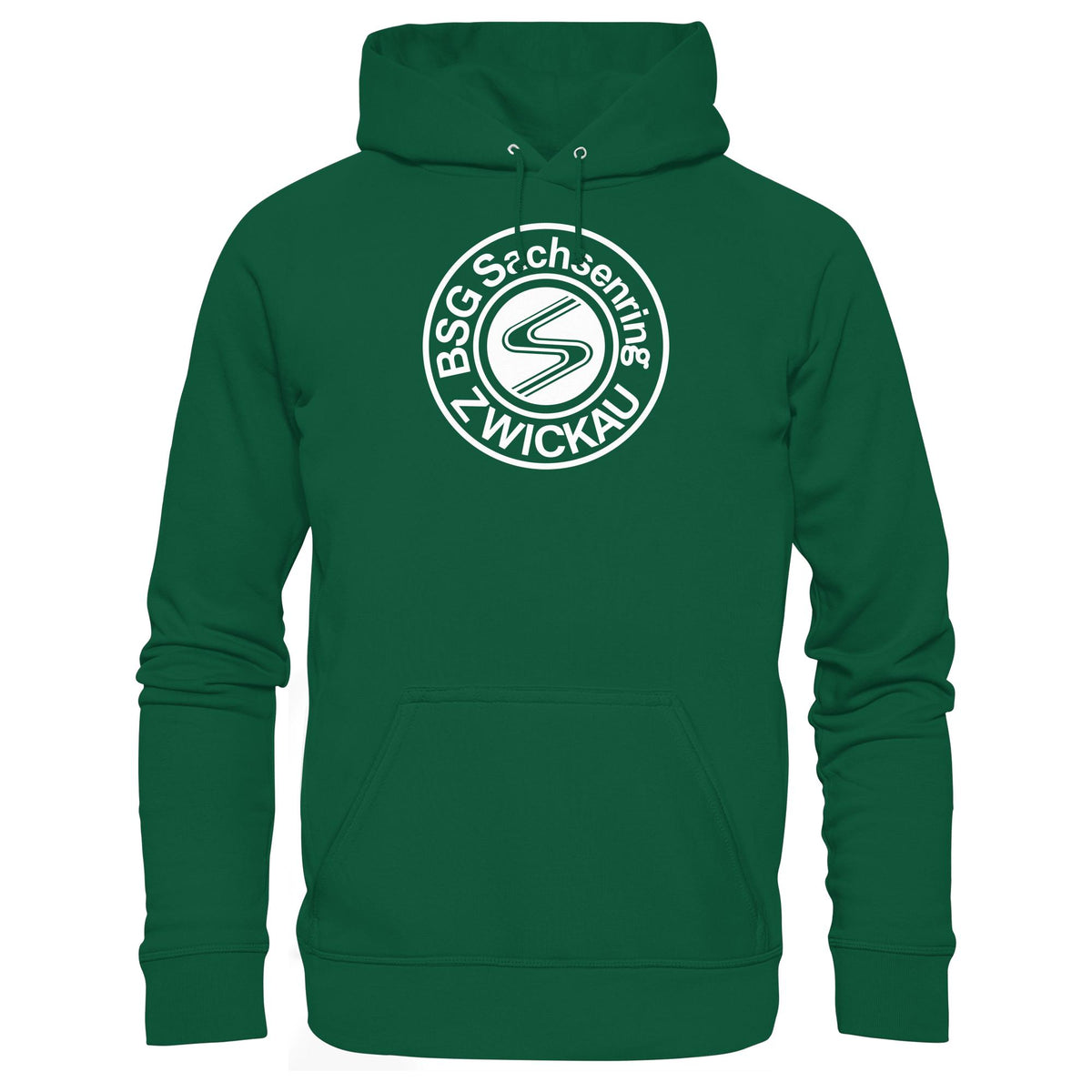 DDR Ostalgie Kapuze / Hoodie Unisex • SACHSENRING ZWICKAU - DUNKEL