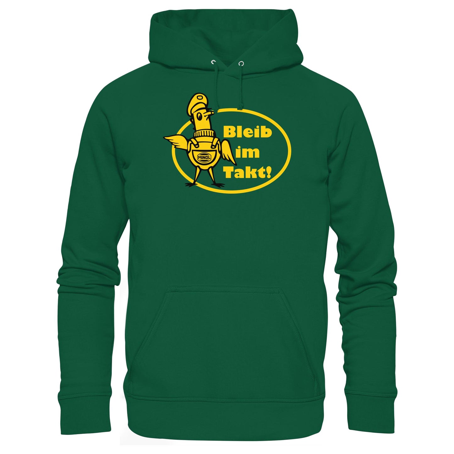 DDR Ostalgie Kapuze / Hoodie Unisex • MINOL - BLEIB IM TAKT