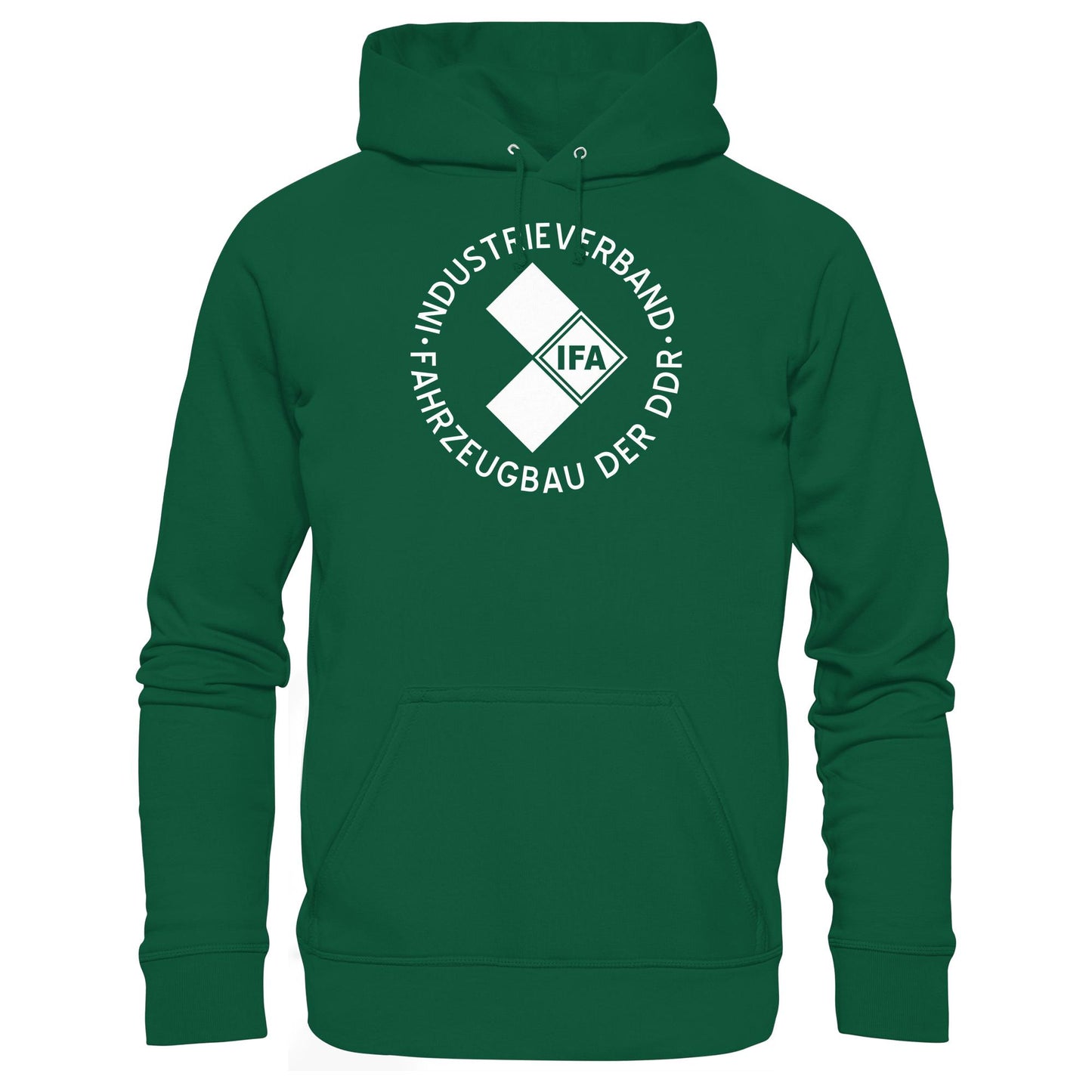 DDR Ostalgie Kapuze / Hoodie Unisex • IFA INDUSTRIEVERBAND FAHRZEUGBAU ( LOGO 1970er) - dunkel