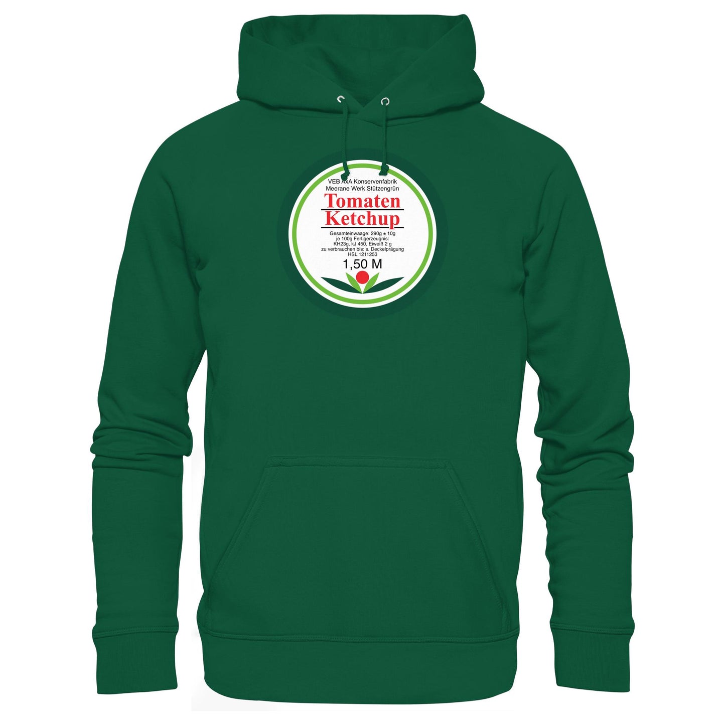 DDR Ostalgie Kapuze / Hoodie Unisex • VEB AXA KONSERVEN MEERANE - TOMATEN-KETCHUP